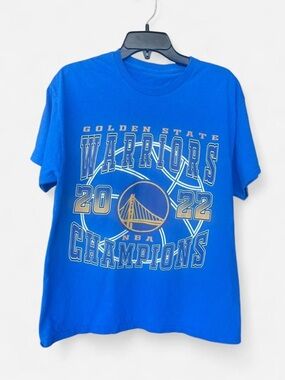 Source Unknown Blue Golden State Warriors 2022 Champions Tee